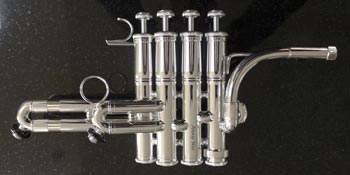 Spencer piccolo trumpet detail